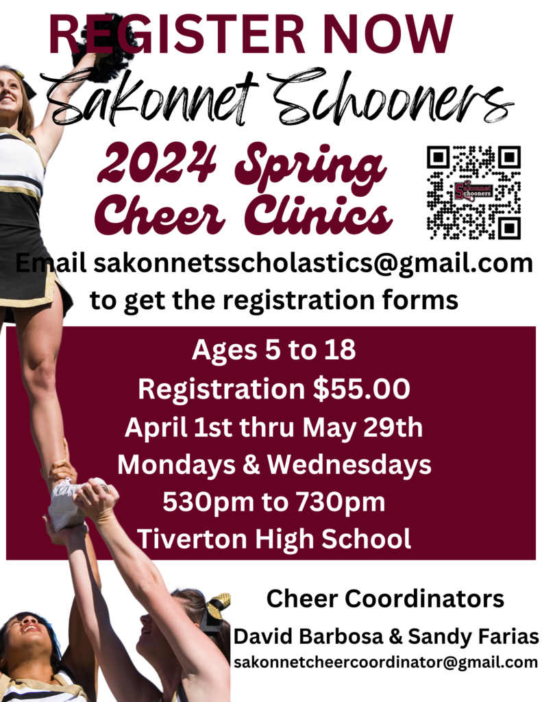 2024 Spring Cheer Clinics Schooners